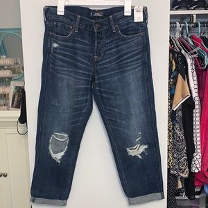 Hollister vintage boyfriend jeans.